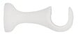 MOBOIS - 1 support monobloc ouvert 110mm axe/mur D.35 laque blanc - vignette