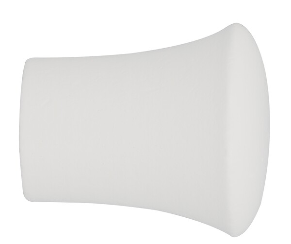 MOBOIS - 1 embout pommeau a visser D.35 laque blanc - large