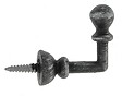 MOBOIS - 2 gonds boule 30mm noir argente - vignette