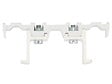 MOBOIS - 2 supports plafond doubles blanc - vignette