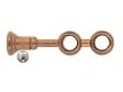 MOBOIS - 1 SUPPORT DOUBLE A OEIL D.28/28MM 135-200MM AXE/MUR D.28mm DECOR CHENE - vignette