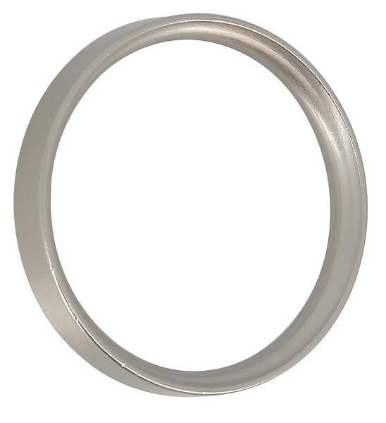 MOBOIS - 6 anneaux metal plat cubic chrome mat - large