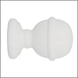 MOBOIS - 1 embout pluton a vis. d20 laque blanc - vignette