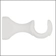 MOBOIS - Support de tringle, ouvert diamètre 35mm bois laqué blanc - vignette