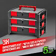 CONSTRUCTOR - Lot de 3 coffrets empilables BEPS1 - Constructor - vignette