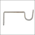 MOBOIS - 2 supports ouverts simple, diamètre 20mm métal blanc patiné doré - vignette
