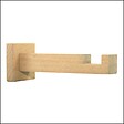 MOBOIS - Support ouvert bois 120mm carré 24x24mm décor naturel - vignette