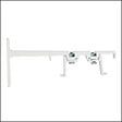 MOBOIS - Supports muraux doubles avancée 120mm rail 24x16 blanc - vignette