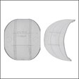 MOBOIS - 10 glisseurs plast.adhesifs d28d35 - vignette