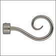 MOBOIS - Embout tringle à rideaux, crosse diamètre 20mm nickel - vignette