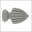 MOBOIS - Embout tringle à rideaux, baroque diamètre 28mm bois granit - vignette