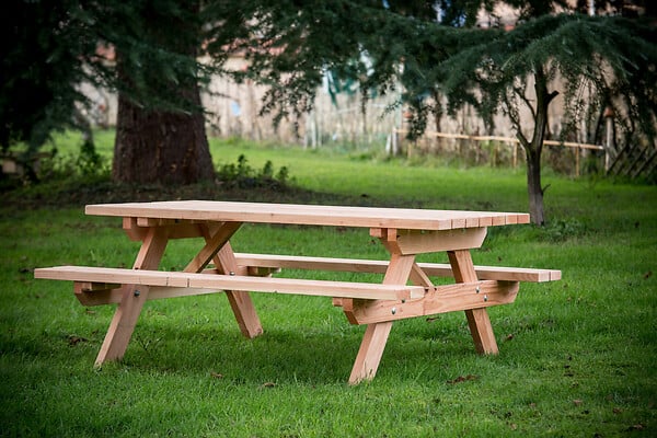 HABRITA - Table forestière Munich - Bois - large