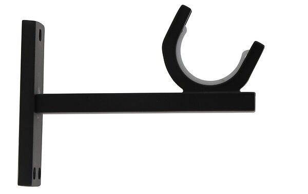 MOBOIS - 1 SUPPORT METAL BERCEAU 80MM AXE/MUR EASY FIX D.28mm NOIR MAT - large