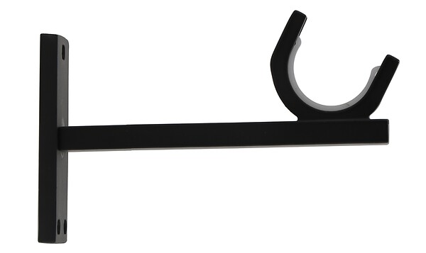 MOBOIS - 1 SUPPORT METAL BERCEAU 120MM AXE/MUR EASY FIX D.28mm NOIR MAT - large