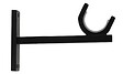 MOBOIS - 1 SUPPORT METAL BERCEAU 120MM AXE/MUR EASY FIX D.28mm NOIR MAT - vignette