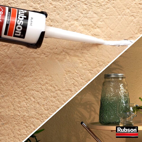 RUBSON - Mastic murs fenêtres  - Blanc - 280ml - large