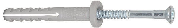 FISCHER - Cheville clou NF 6x60- 30 - 50- sachet - large
