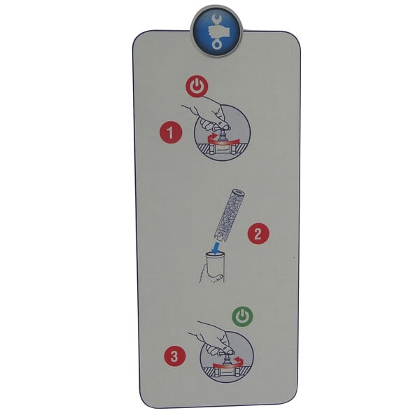 AQUAWATER - Cartouche anti-tartre en cristaux polyphosphates- Taille 9"3/4 -  6 mois - large