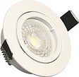 ARLUX - Kit 3 Spots Encastrable Saphyr Orient. Gu10 5w/4000k/380lm/ø83/blanc - vignette