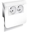 CENTRALE BRICO - Adaptateur Blanc Pour Plinthe, H. 19 X P.16.5 Cm - vignette