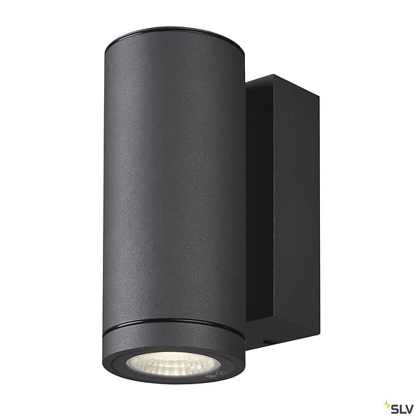SLV - Applique extérieure SLV ENOLA ROUND, rond, anthracite, LED, 35W, 3000K/4000K, IP65 - Taille S - large