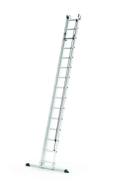HAILO - Echelle coulissante à corde 2 plans 2x15 échelons - 8.40m - large