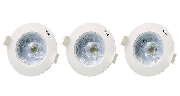 MODE DE VIE - Spot à encastrer - Lot de 3 - Blanc - 5W - large