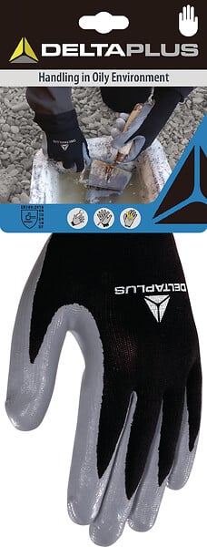 DELTA PLUS - Gants enduction nitrile taille 9 - large