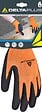 DELTA PLUS - Gants PES orange latex taille 9 - vignette