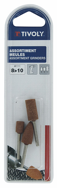 TIVOLY - Assortiment meule D8 à 10mm - large
