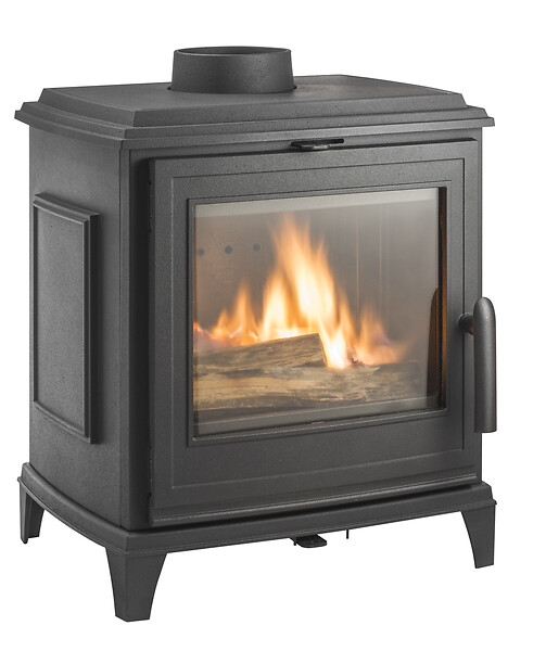 INVICTA - Poêle à bois Sedan S - Fonte - Noir - 5kW - large