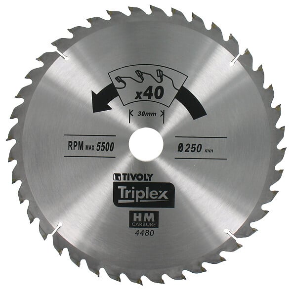 TIVOLY - Lame de scie circulaire D235, 24 dents - large