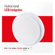 GEFOM - Hublot rond led intégrée, 12W, 1200 lumens - vignette