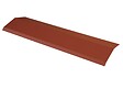 QUICKTILE - Faîtière pour panneau tuile laqué mat brun rouge 92cm - vignette