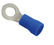 TIBELEC - 10 cosses 2.5mm2 rondes 5.3mm bl - vignette