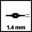 EINHELL - Lame 4 Dents De Rechange Pour Débroussailleuses - vignette