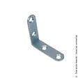 AFBAT - Equerre de chaise 16x2mm Longueur 70mm zingué - vignette