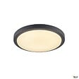 SLV - Applique et plafonnier extérieur rond SLV AINOS, anthracite, LED, 22W, 3000K, IP44, détecteur de mouvements - vignette