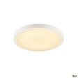SLV - Applique et plafonnier extérieur rond SLV AINOS, blanc, LED, 22W, 3000K, IP44, détecteur de mouvements - vignette