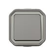 LEGRAND - Plexo poussoir - Gris-saillie - vignette