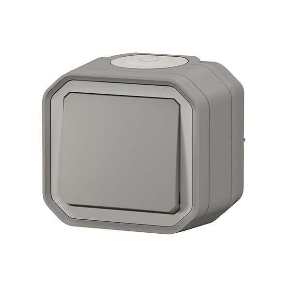 LEGRAND - Plexo poussoir - Gris-saillie - large