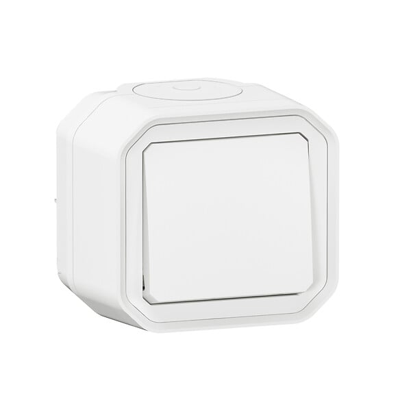 LEGRAND - Plexo interrupteur ou va-et-vient-blanc- saillie - large