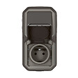 LEGRAND - Plexo prise 2p+t std franco-belge + va-et-vient vertical anthracite - vignette