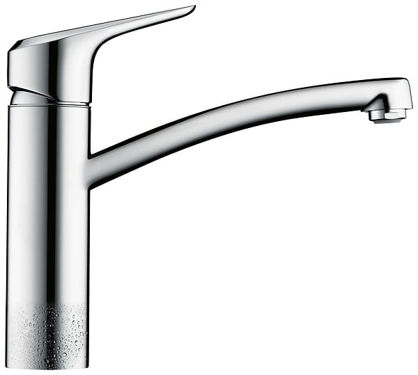 HANSGROHE - Mitigeur pour Evier de cuisine - Gris Chrome - large