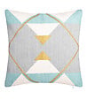 ATMOSPHERA - Housse de Coussin géométrique Or  40 x 40 cm - vignette