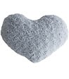 ATMOSPHERA - Coussin Coeur Bouclette Gris clair - vignette