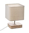 ATMOSPHERA - Lampe à poser en Bois de Pin H 21 cm - vignette