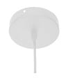 ATMOSPHERA - Luminaire Suspension en Bois et Métal Blanc D 15 cm - vignette