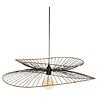 ATMOSPHERA - Luminaire Grande Suspension en Métal Noir D 69,5 cm - vignette