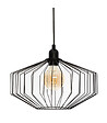ATMOSPHERA - Luminaire Suspension en Métal filaire Noir D 30.5 cm - vignette